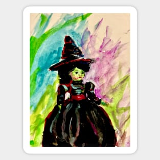 Madame Alexander Happy Meal Wizard of Oz little wicked witch doll. Sticker